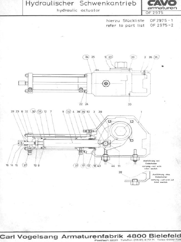 Ballast Valve Hydraulic Actuator CAVO PDF