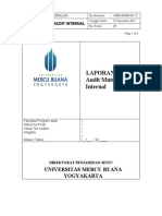 UMBY DPM F.05.12 Form Laporan Audit Internal Oleh Auditor