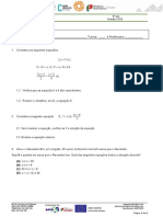 Ficha formativa Equações