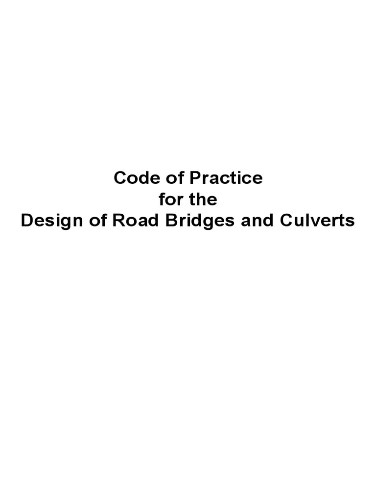 Road Bridge and Culvert Design Guide | PDF | Risk | Reliability Engineering