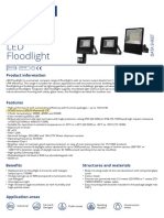 Tungsram LED Floodlight Range Data Sheet EN