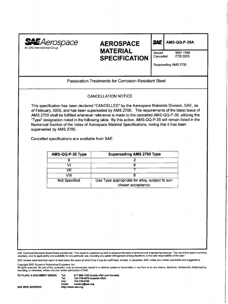 Ams 2700 | PDF