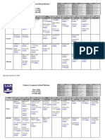 LGS Defence A2 Time Table 2020-2021