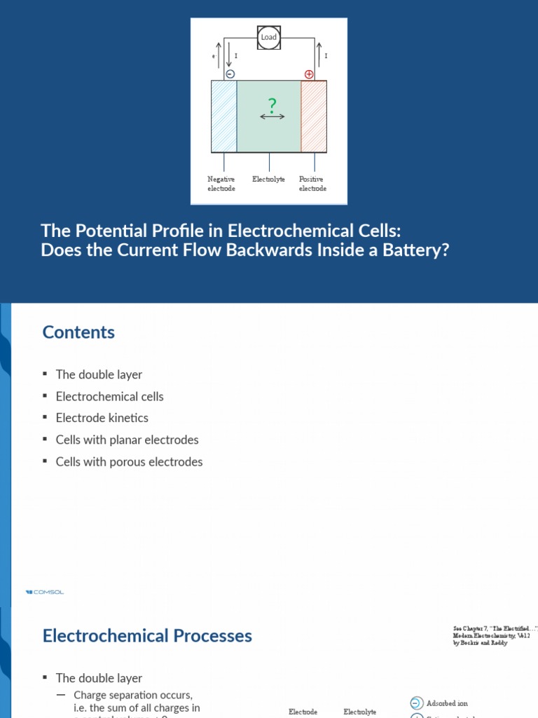 Electrochemical Cells: Potential Profiles | PDF | Electrode ...