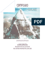 Certificado Reiki Xamânico Himalaias