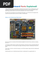 Motherboard Parts Peripherals and Connectors Explained