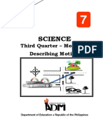 Science: Third Quarter - Module 1 Describing Motion