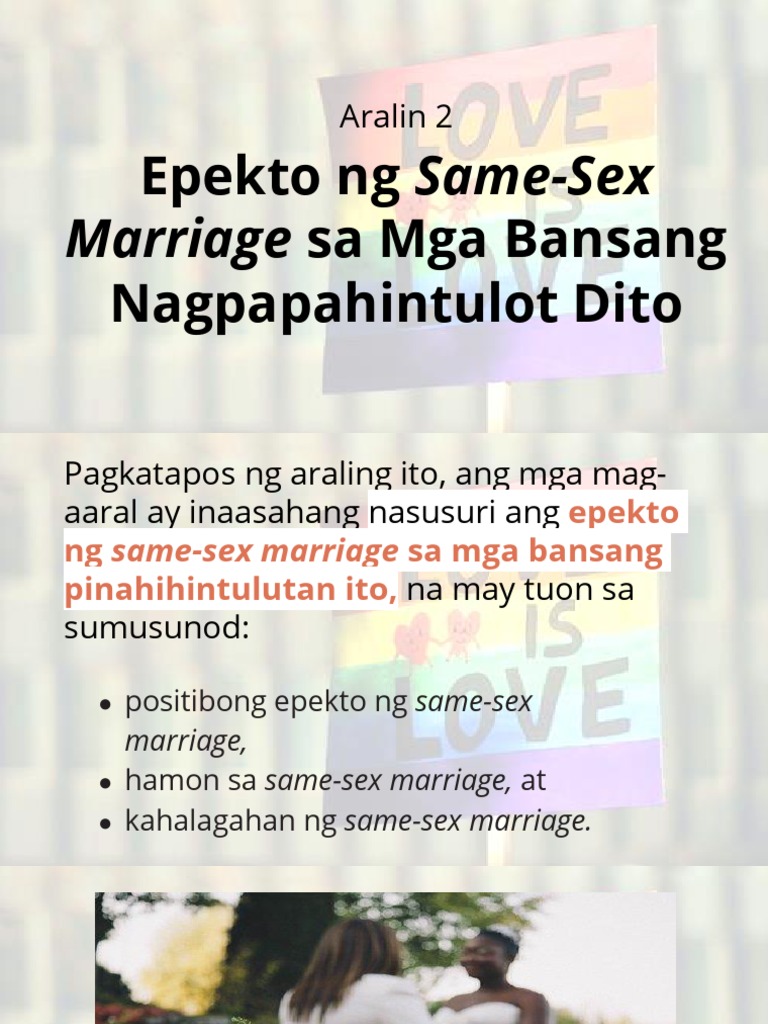 Same Sex Marriage2 | PDF