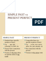 SIMPLE PAST Vs PRESENT PERFECT