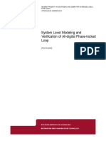 System Level Modeling and Verification of All-Digital Phase-Locked Loop