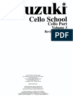 Suzuki Cello School Volume 03