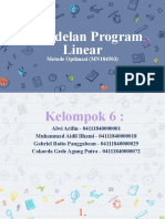 Pemodelan Program Linear