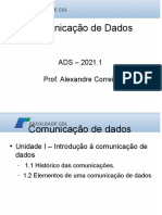 História comunicação dados 40