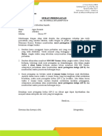 Surat Peringatan: Bulan. Jangka Waktu Yang Diberikan Menyesuaikan Dengan Jumlah Total Biaya