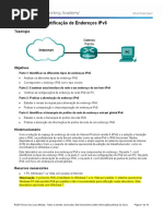 Laboratorio - Identificacao de Enderecos IPv6