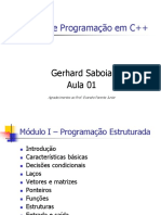 CursoC++Aula1 Gerhard Saboia