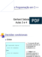 C++ - Decisões condicionais e laços de repetição