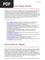 Active Server Pages Guide