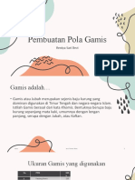 Pembuatan Pola Gamis