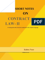 Contract Law For Publication