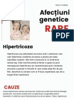 afectiuni genetice rare