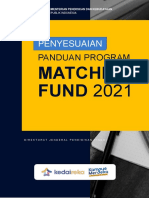 Panduan Program Matching Fund 2021 - Penyesuaian