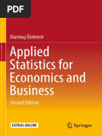 Applied Statistics For Economic and Buisness