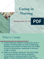 Caring in Nursing: Andi Buanasari. NS., M.Kep., SP - Kep.J