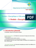 Cours Énergétique Chapitre 1