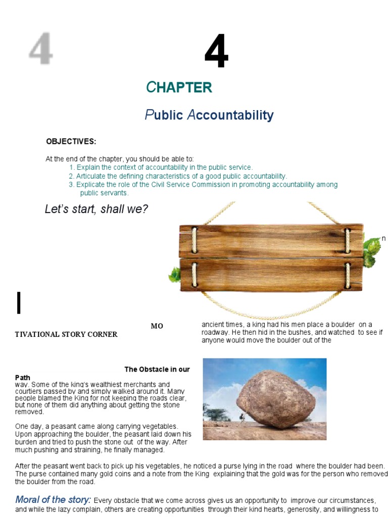 Pa 122 Chapter 4 | PDF | Integrity | Accountability
