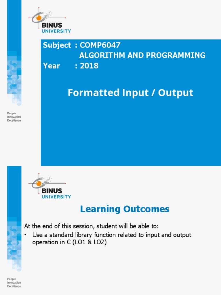 C I/O Functions for Students | PDF | Parameter (Computer Programming ...