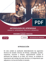 Unidad IV PPT Metodología Aprendizaje