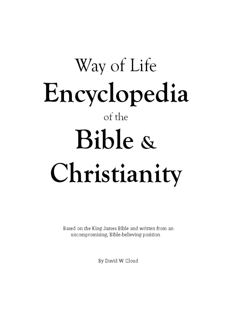Encyclopedia Bible Christianity: Way Of Life | Pdf | Aaron | Adam
