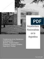 Racionalismo en La Arquitectura Argentina-Final-Tamara Guerini