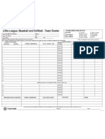 Roster Form