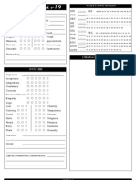 Character Sheet V 1.9: Stats and Rolls