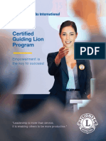 Certified Guiding Lion Program