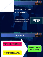 2-Pre-Mainstream Approach