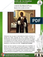 20 SOLEMNIDAD DE SAN Martim de Porres