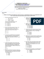 Matematika SMP Sinau-Thewe PTS Semester Genap 2020