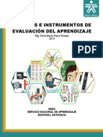 Tecnicas e Instrumentos de Evaluacion 2013
