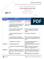 MULTIPLE MEANING PHRASAL VERBS -CÔ PHẠM LIỄU- PART 1