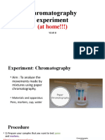 Chromatography Experiment