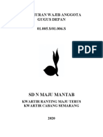 Contoh BUKU IURAN ANGGOTA Maju Mantab