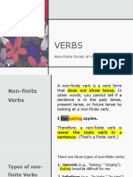 Verbs Non-Finite Forms