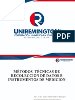 Presentación TECNICAS E INSTRUMENTOS DE RECOLECCIÓN DE INFORMACIÓN