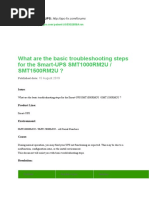 UPS Troubleshooting Guide and Solutions | PDF | Troubleshooting | Power ...