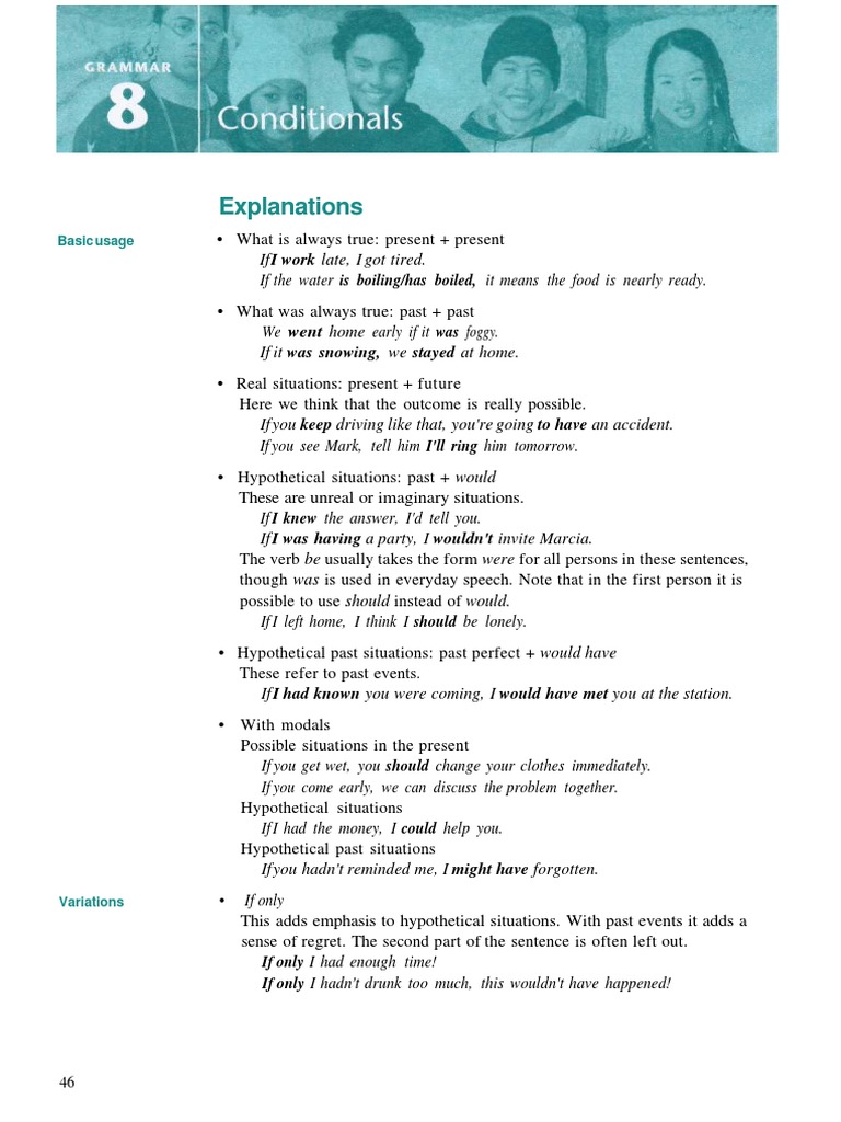 Advanced Language Practice - Conditionals | PDF | Verb | Adjective