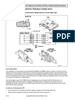 Diagnostic Trouble Codes (DTC) : DTC P0708 Transmission Range Sensor Circuit High Input