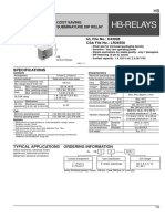 Panasonic HB2E DC24V Datasheet
